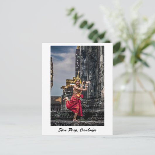 Siem Reap, Cambodjaans Briefkaart (Staand voorkant)