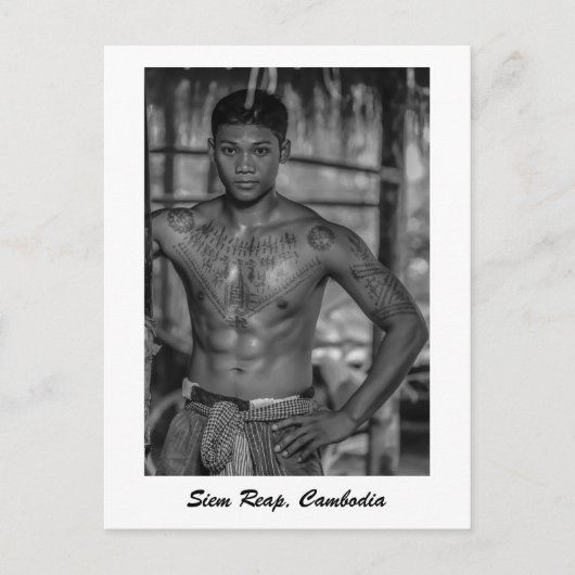 Siem Reap, Cambodjaans briefkaart (Voorkant)