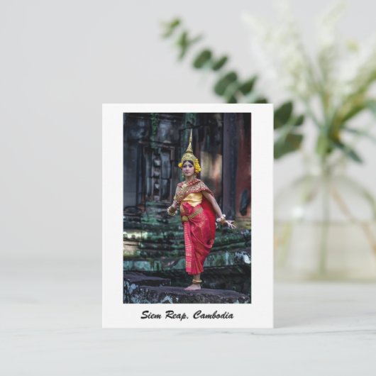 Siem Reap, Cambodjaans briefkaart (Staand voorkant)