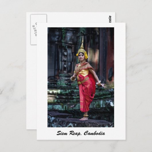 Siem Reap, Cambodjaans briefkaart (Voorkant / Achterkant)