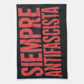 Siempre Antifascista Theedoek (Verticaal)