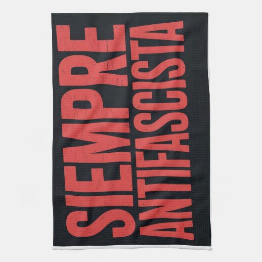 Siempre Antifascista Theedoek (Verticaal)