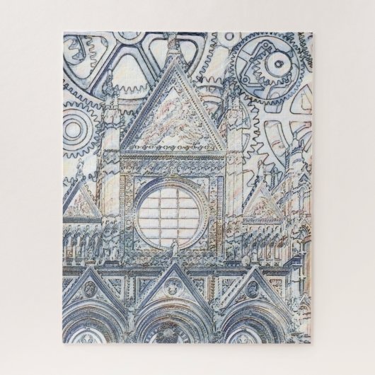 Siena Cathedral Toscana Artwork Legpuzzel (Verticaal)