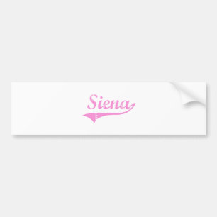 Siena Classic Style Name Bumpersticker