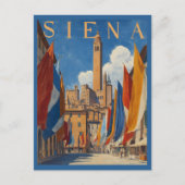  Siena Italiaans reizen Briefkaart (Voorkant)