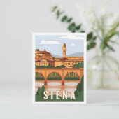 Siena Italië Beroemde Reisplaats Briefkaart (Staand voorkant)