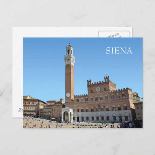 Siena, Italië Briefkaart (Voorkant / Achterkant)