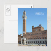 Siena, Italië Briefkaart (Voorkant / Achterkant)