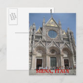 SIENA, ITALIË BRIEFKAART (Voorkant / Achterkant)