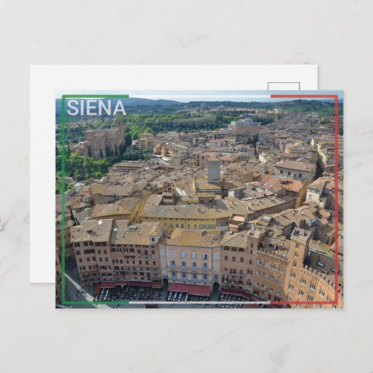Siena - Italië Briefkaart (Voorkant / Achterkant)