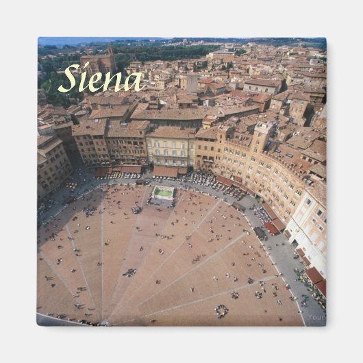Siena Italië magneet (Voorkant)