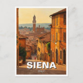 Siena Italië Reizen Briefkaart (Voorkant)