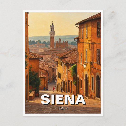 Siena Italië Reizen Briefkaart (Voorkant)