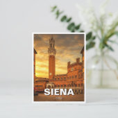 Siena Italië Reizen Briefkaart (Staand voorkant)