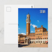 Siena Italië Reizen Briefkaart (Voorkant / Achterkant)