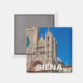 Siena Italië Reizen Duomo Kathedraal Magneet (Voorkant / Achterkant)