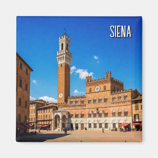 Siena Italië Reizen Magneet (Voorkant)