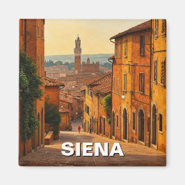 Siena Italië Reizen Magneet