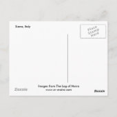 Siena, Italië, toren van het stadhuis links Briefkaart (Achterkant)