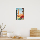 Siena Italië — vintage Poster (Keuken)