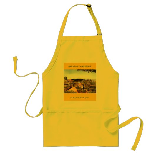 Siena Italy Apron Standaard Schort (Voorkant)