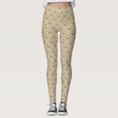 Siena New Orleans Saints Gold Black Womens Leggings (Voorkant)