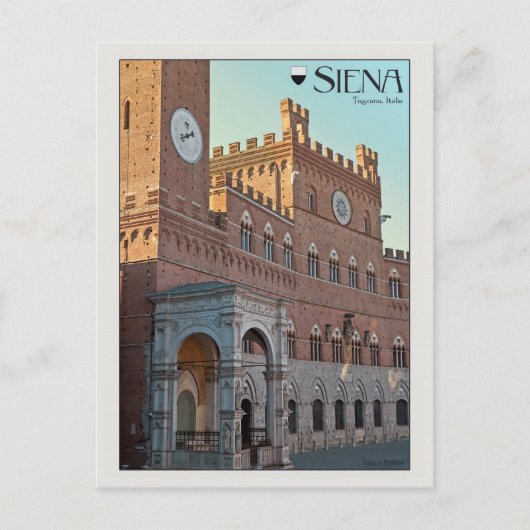 Siena - Palazzo Pubblico Briefkaart (Voorkant)