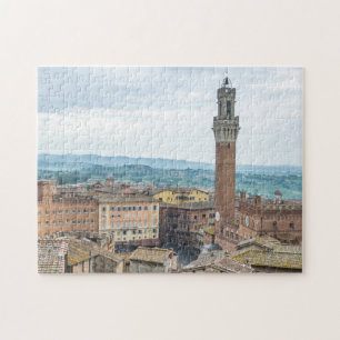 Siena Piazza del Campo view puzzle Legpuzzel