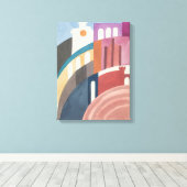 Siena | Sophie Taeuber-Arp | Canvas Afdruk (Insitu (Houten vloer))