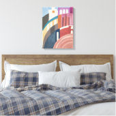 Siena | Sophie Taeuber-Arp | Canvas Afdruk (Insitu (Slaapkamer))
