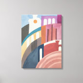 Siena | Sophie Taeuber-Arp | Canvas Afdruk (Voorkant)