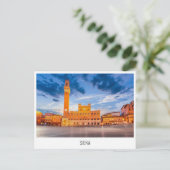 Siena, Toscane, briefkaart Italië (Staand voorkant)