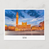 Siena, Toscane, briefkaart Italië (Voorkant)