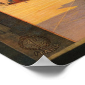 SIENA Toscane ITALIË ENIT Toerisme Feestdagen Poster (Hoek)