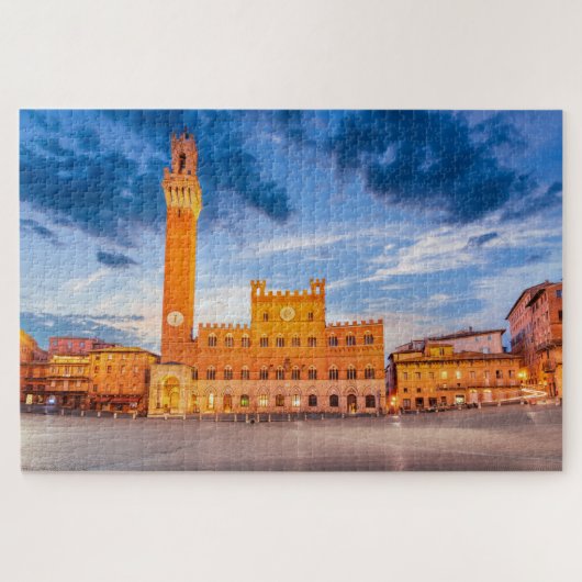Siena, Toscane - Italië Jigzaag puzzle Legpuzzel (Horizontaal)