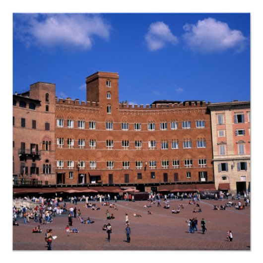 Siena Toscane  Italië Perfect Poster (Voorkant)