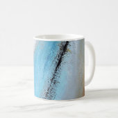 Siena Turquoise Abstracte Mok (Voorkant rechts)