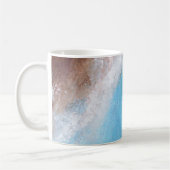 Siena Turquoise Abstracte Mok (Links)