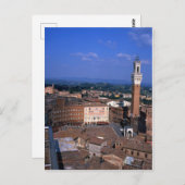 Siena Tuscany Italië Briefkaart (Voorkant / Achterkant)