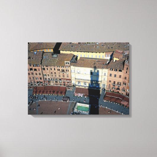 Siena Tuscany Italië Canvas Afdruk (Voorkant)