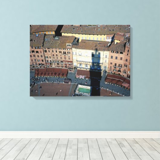 Siena Tuscany Italië Canvas Afdruk (Insitu (Houten vloer))