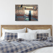 Siena Tuscany Italië Canvas Afdruk (Insitu (Slaapkamer))