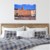 Siena Tuscany Italië Canvas Afdruk (Insitu (Slaapkamer))