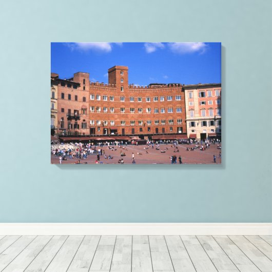 Siena Tuscany Italië Canvas Afdruk (Insitu (Houten vloer))