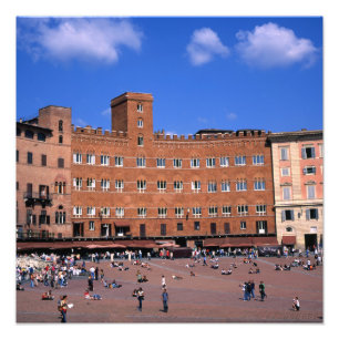 Siena Tuscany Italië Foto Afdruk
