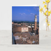Siena Tuscany Italië Kaart (Gele Bloem)