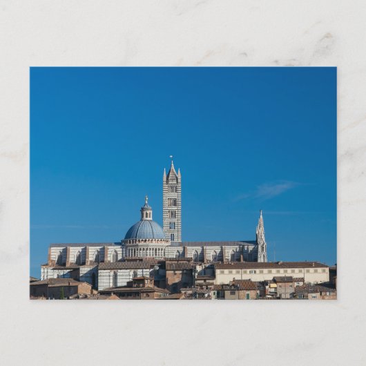 Siena's Dome-profiel, Italië Briefkaart (Voorkant)