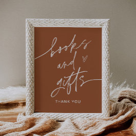 SIENNA-boeken en cadeaubonborden voor Baby showers Poster