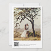 SIENNA Bohemian Foto Save The Date Kaart (Achterkant)