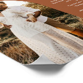 SIENNA Boho fototafel nummer met leuke weetjes 8x1 Poster (Hoek)